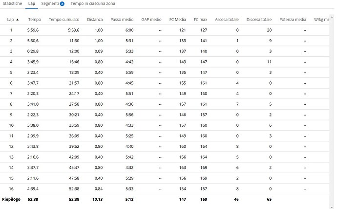6x800 garmin result