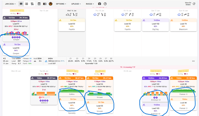 Add calendar loads past events