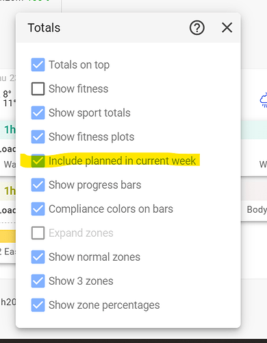 Planned toggle