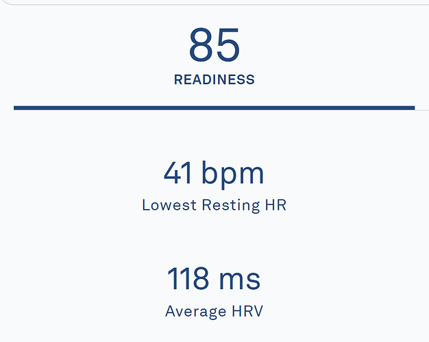 Oura HRV