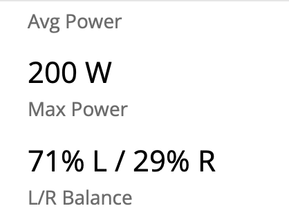 30/70 left right power balance : r/Velo