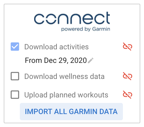 garmin connect export csv