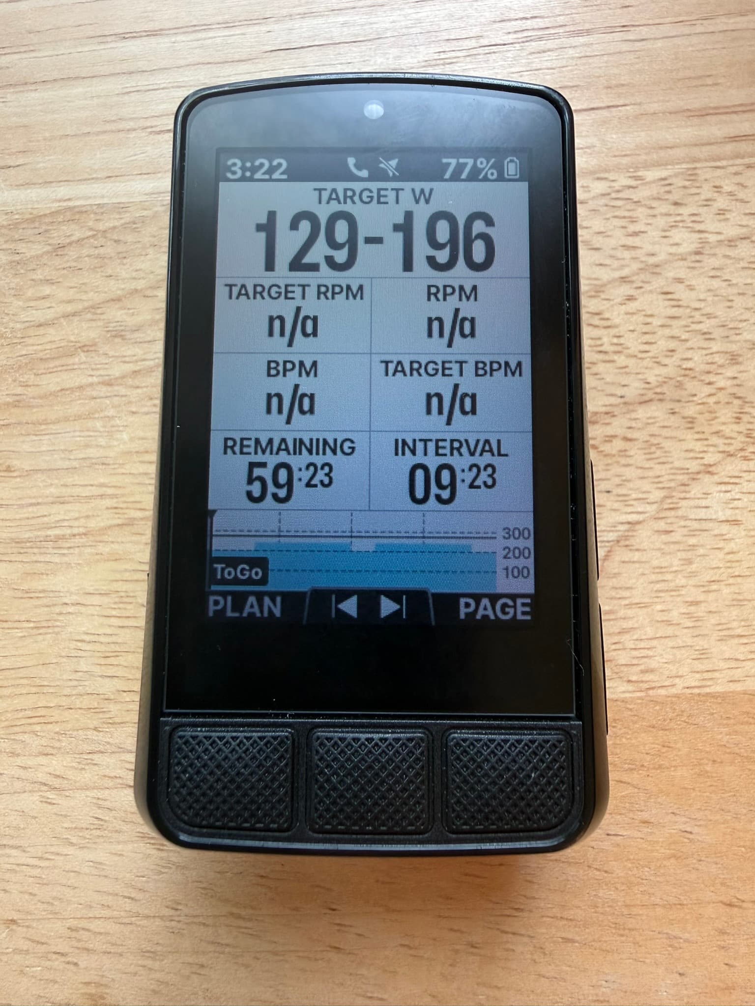 Target Power n/a Wahoo Bolt v3 - Intervals.icu Forum