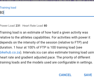 intervals