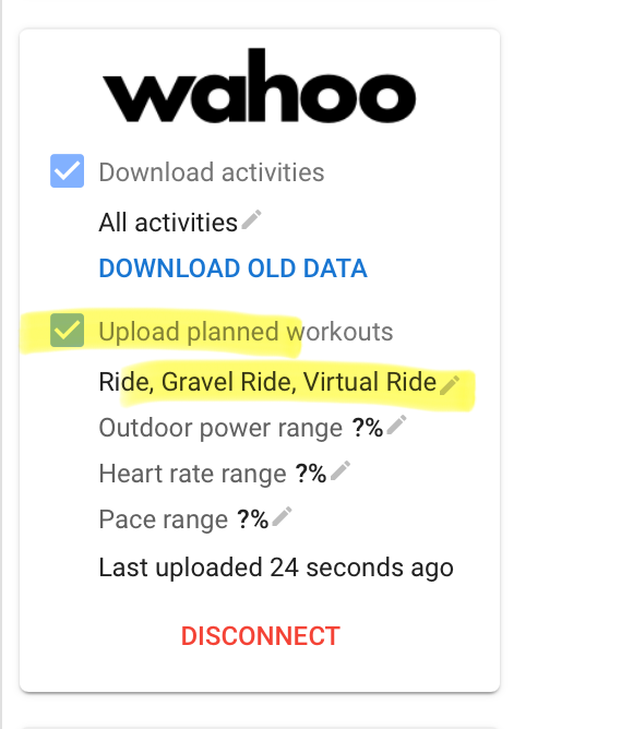 Wahoo Sign In An awfully basic question. Wahoo app workouts? - Intervals.icu Forum